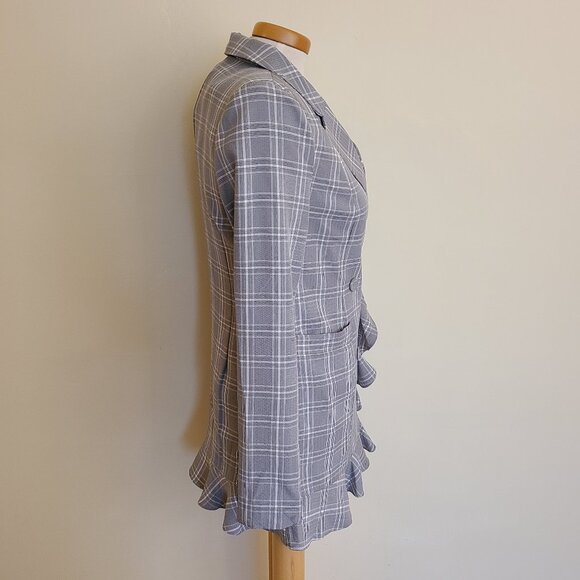 Forever 21 Glen Plaid Blazer Mini Dress - NWT - Picture 3 of 9